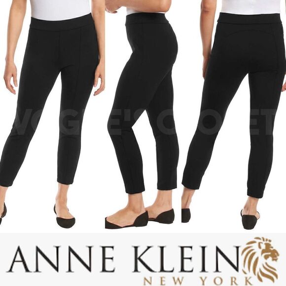 NEW! Anne Klein Ladies Tummy Control Ponte Mid-Weight Pant - Picture 1 of 16